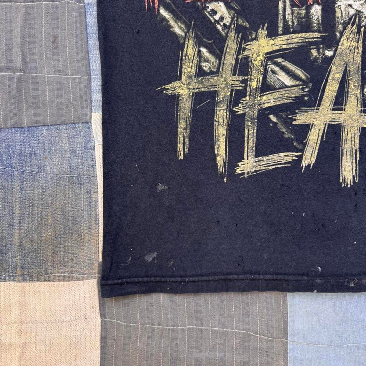 2000s Machine Head Metal Band Distressed Black Graphic Tee | Medium