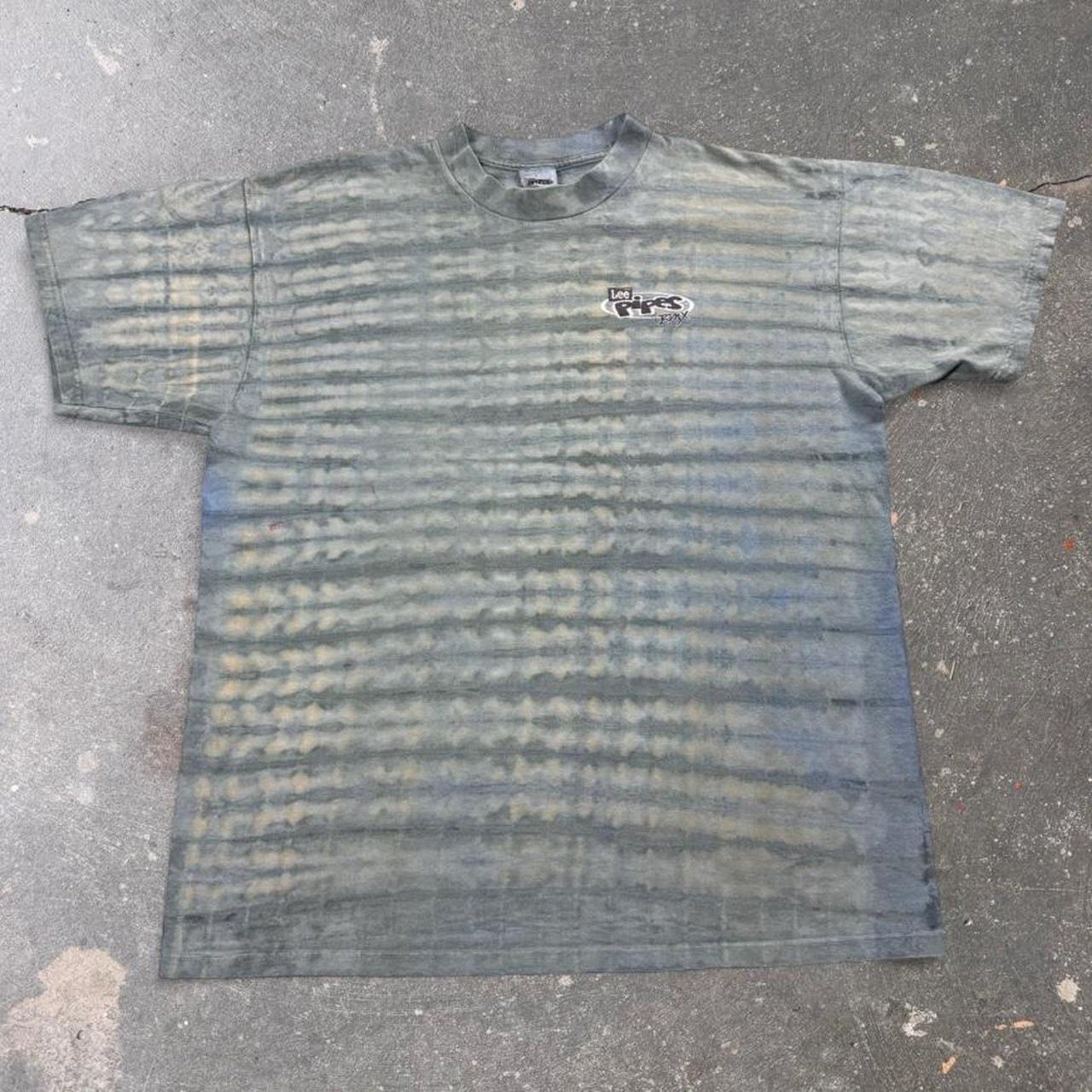 1990s Lee Pipes BMX Tie Dye Tee | Large