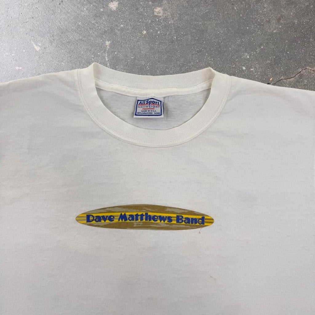 2000 Dave Matthews Band Summer Tour Surfboard Tee Made in USA | Medium