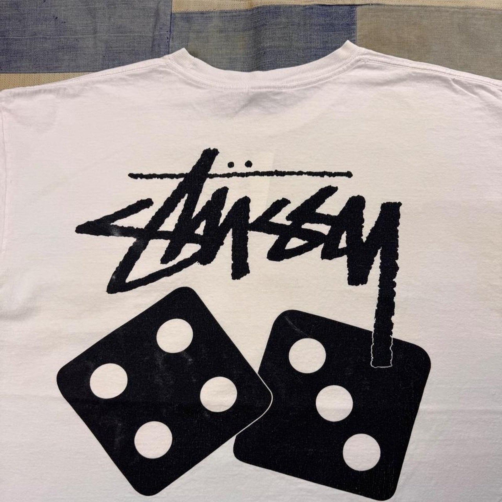 1990s Stüssy Dice Double-Sided Graphic Tee | XL