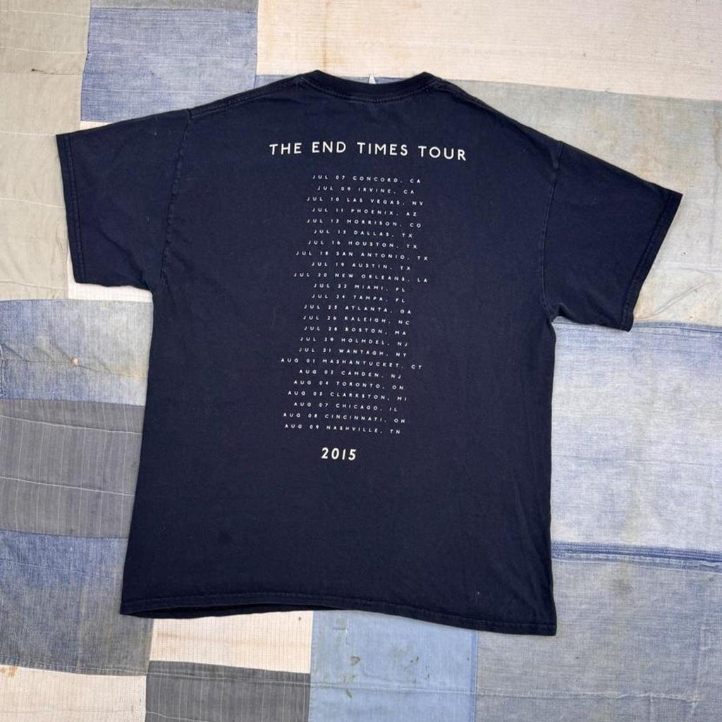 2015 Marilyn Manson The End Times Tour Tee Black Gildan Heavy Cotton | Large