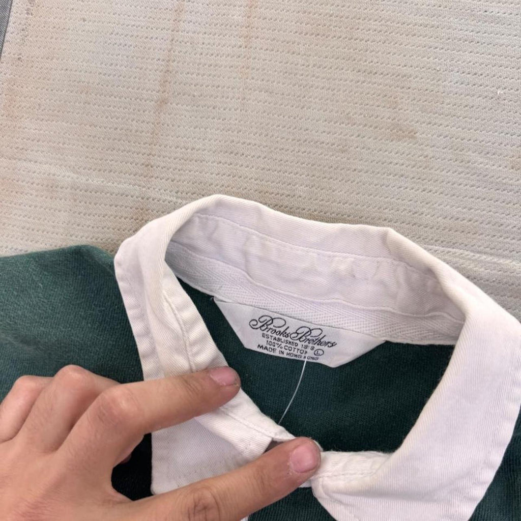 1990s Brooks Brothers Striped Rugby Shirt | L