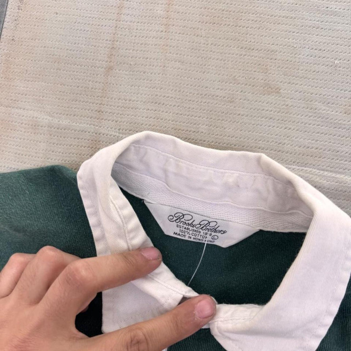 1990s Brooks Brothers Striped Rugby Shirt | L