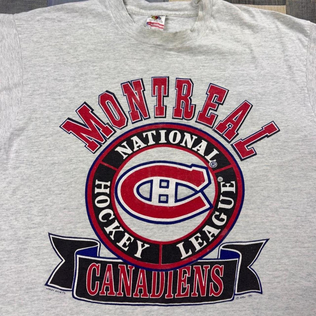 1990s Montreal Canadiens National Hockey League Graphic Tee | XL