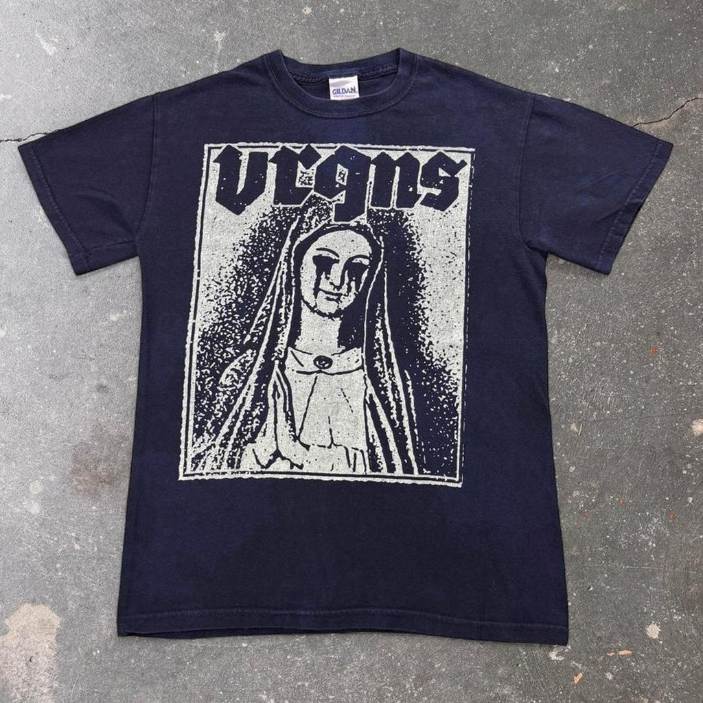 2000s Urgins Virgin Mary “Go Fuck Yourself” Punk Tee | Small
