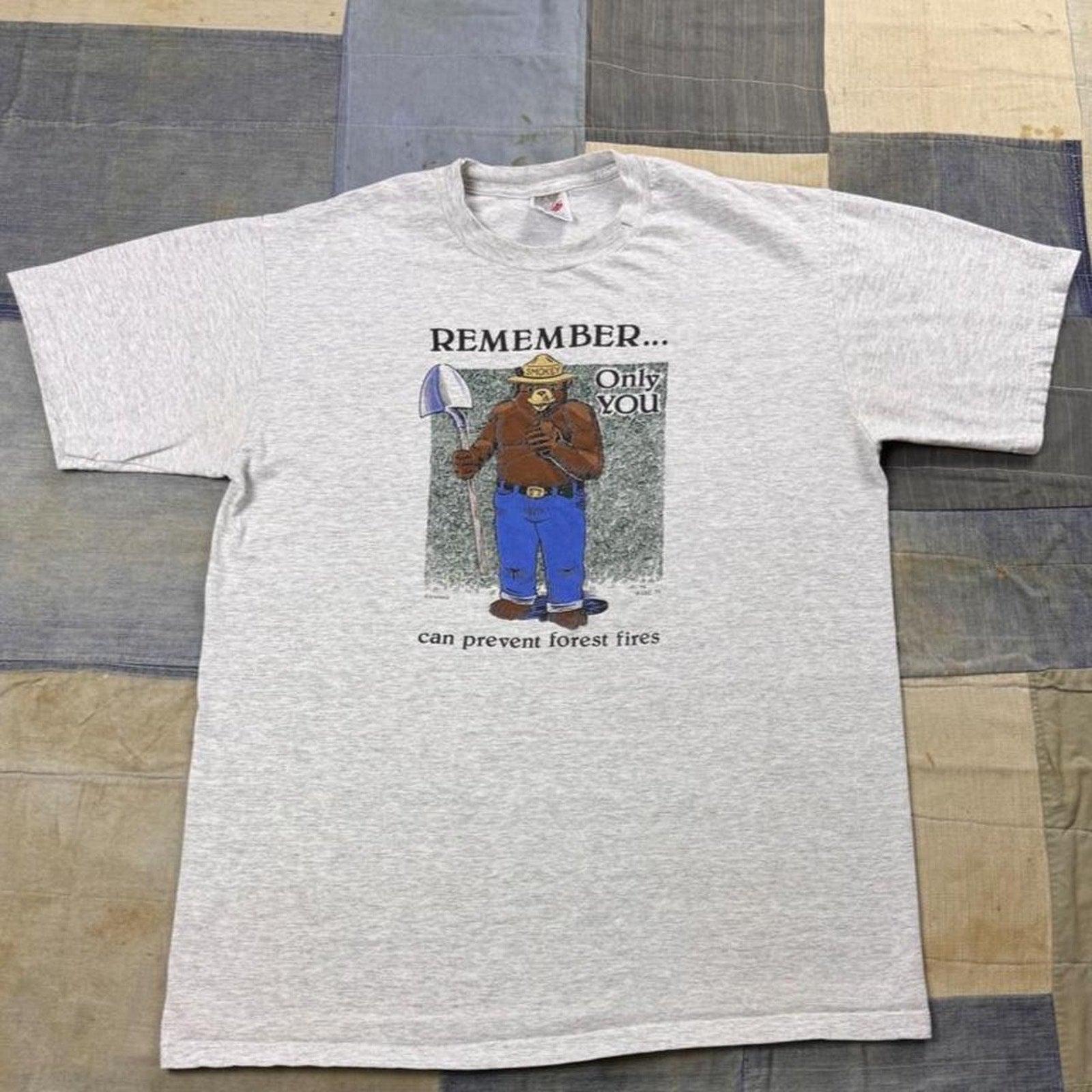 1993 Smokey Bear “Only You Can Prevent Forest Fires” Tee | Large