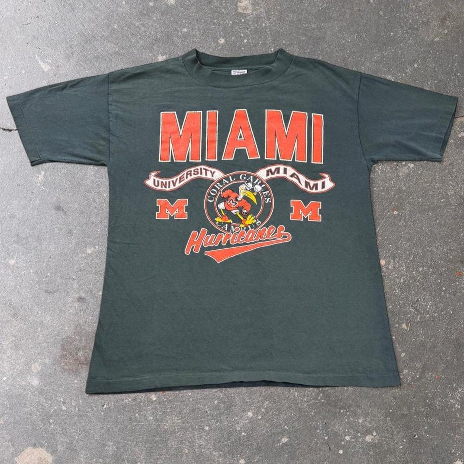 1990s Miami Hurricanes Sebastian the Ibis Tee | Medium