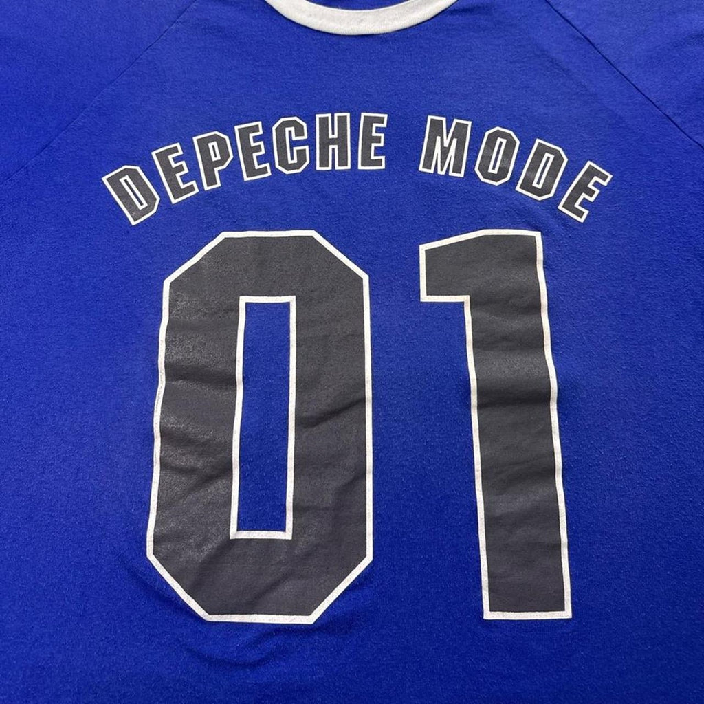 Vintage 2000s Depeche Mode 01 Football Jersey Band Tee | XL