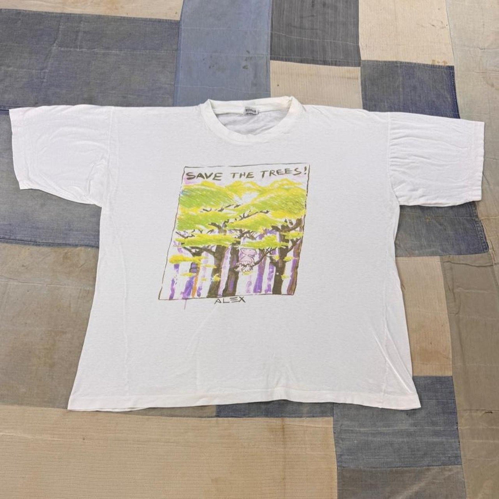 1990s Save the Trees Environmental Graphic Tee | XL