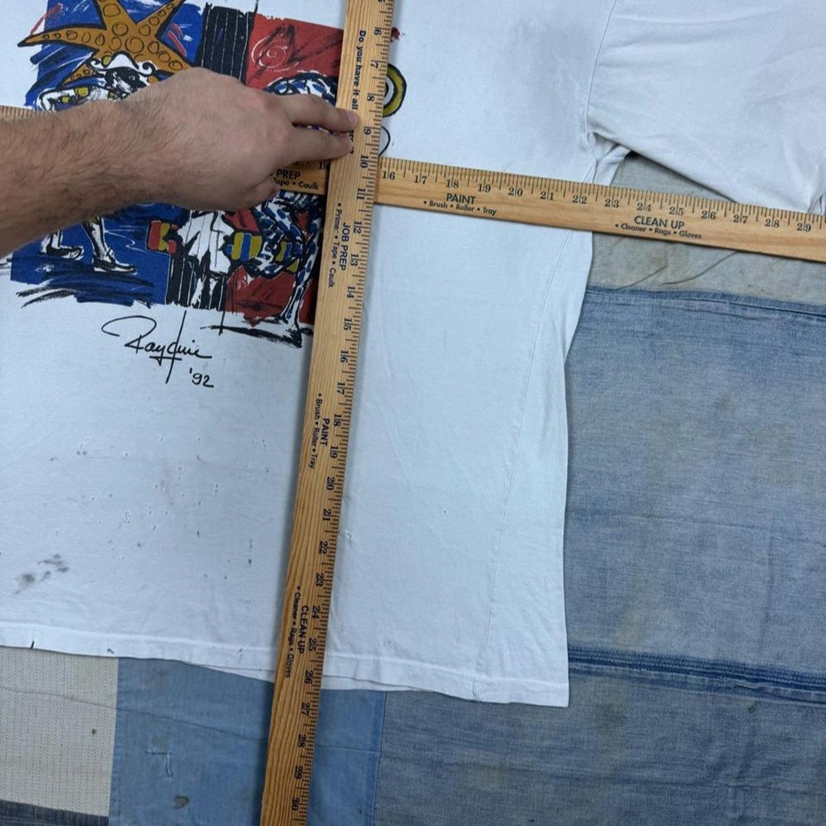 1990s Artist Signed Art Tee | XL