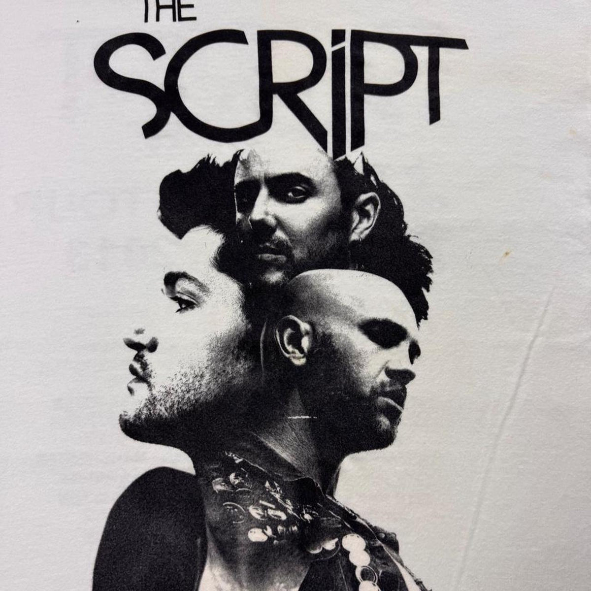2013 The Script UK Tour Band Tee | Large