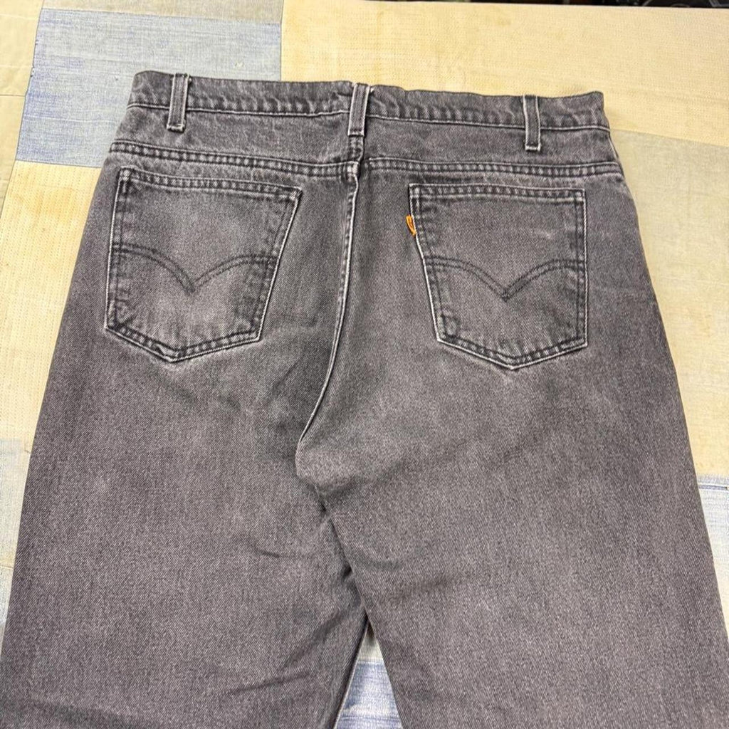 1990s Levi’s 505 Orange Tab Black Denim Jeans | 31x29