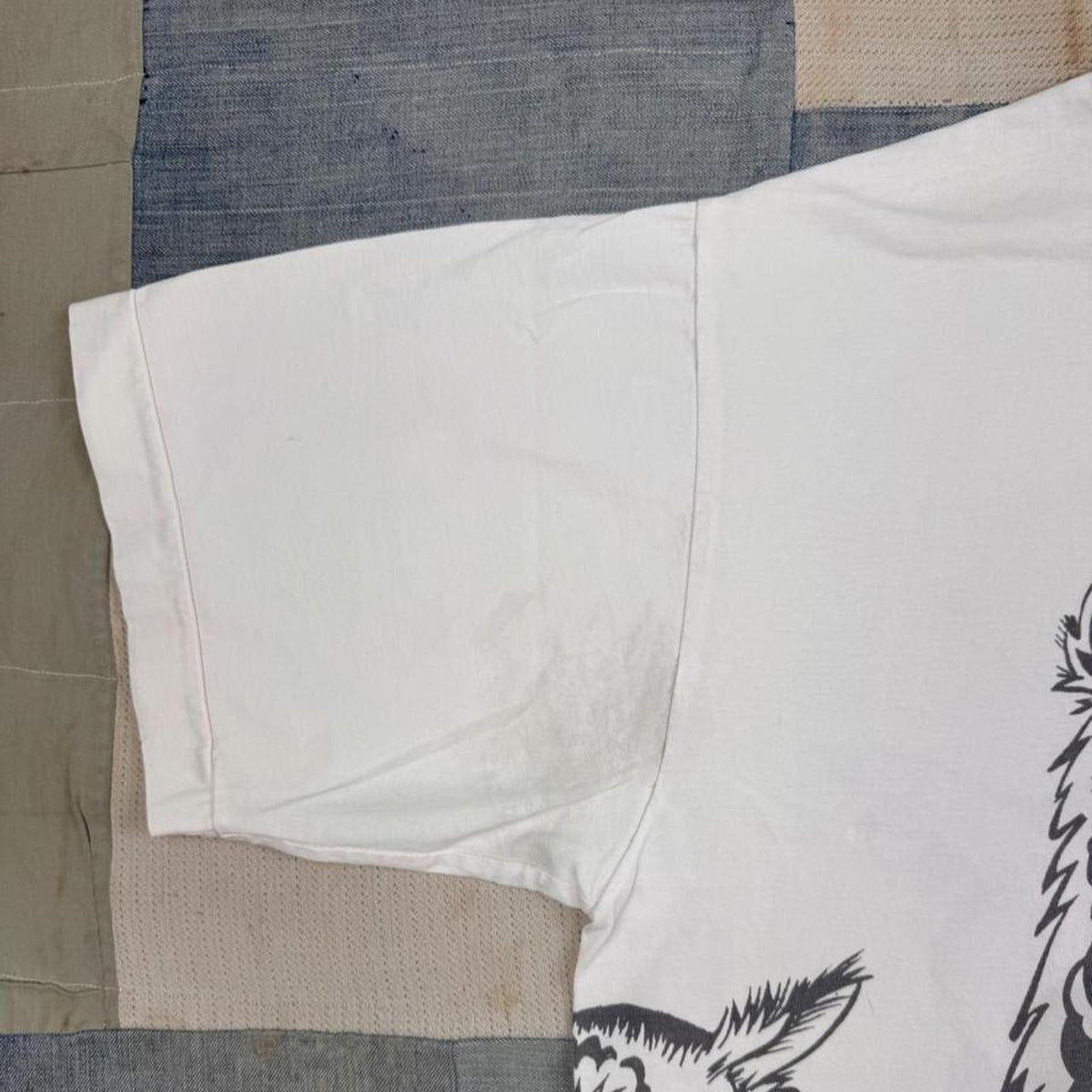 1990s Alaska Horned Owl Wrap Print Tee | S