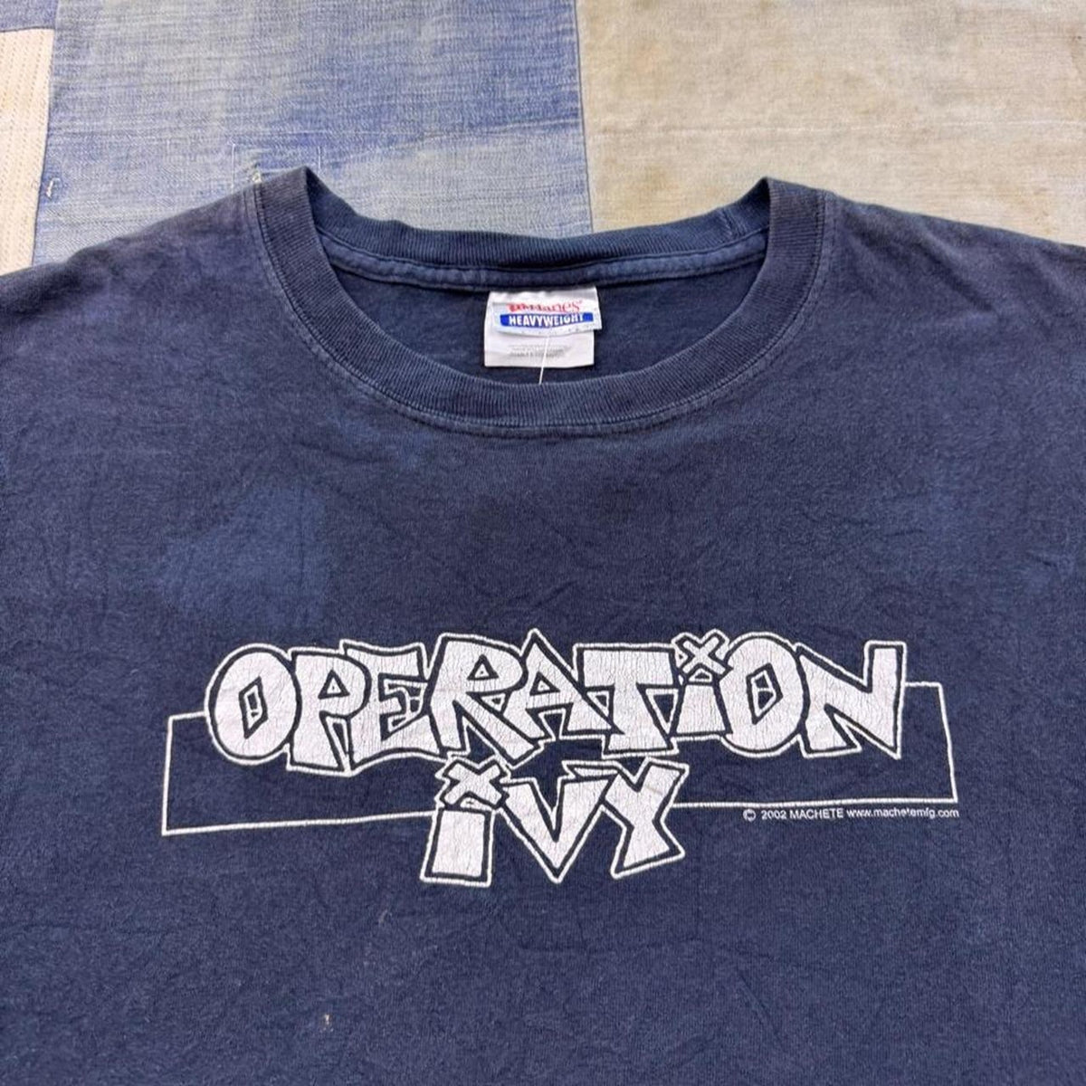 2002 Operation Ivy Machete Logo Band Tee | Large