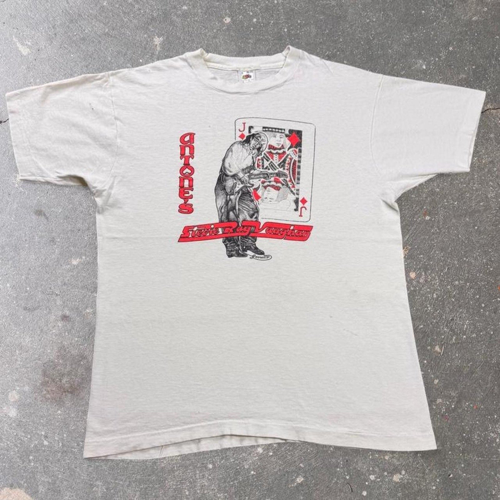1991 Stevie Ray Vaughan Antone’s 16th Anniversary Blues Tee | Large