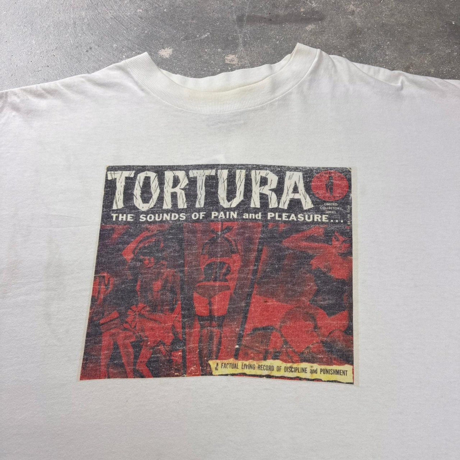 1990s Tortura “The Sounds of Pain and Pleasure” Tee | XL