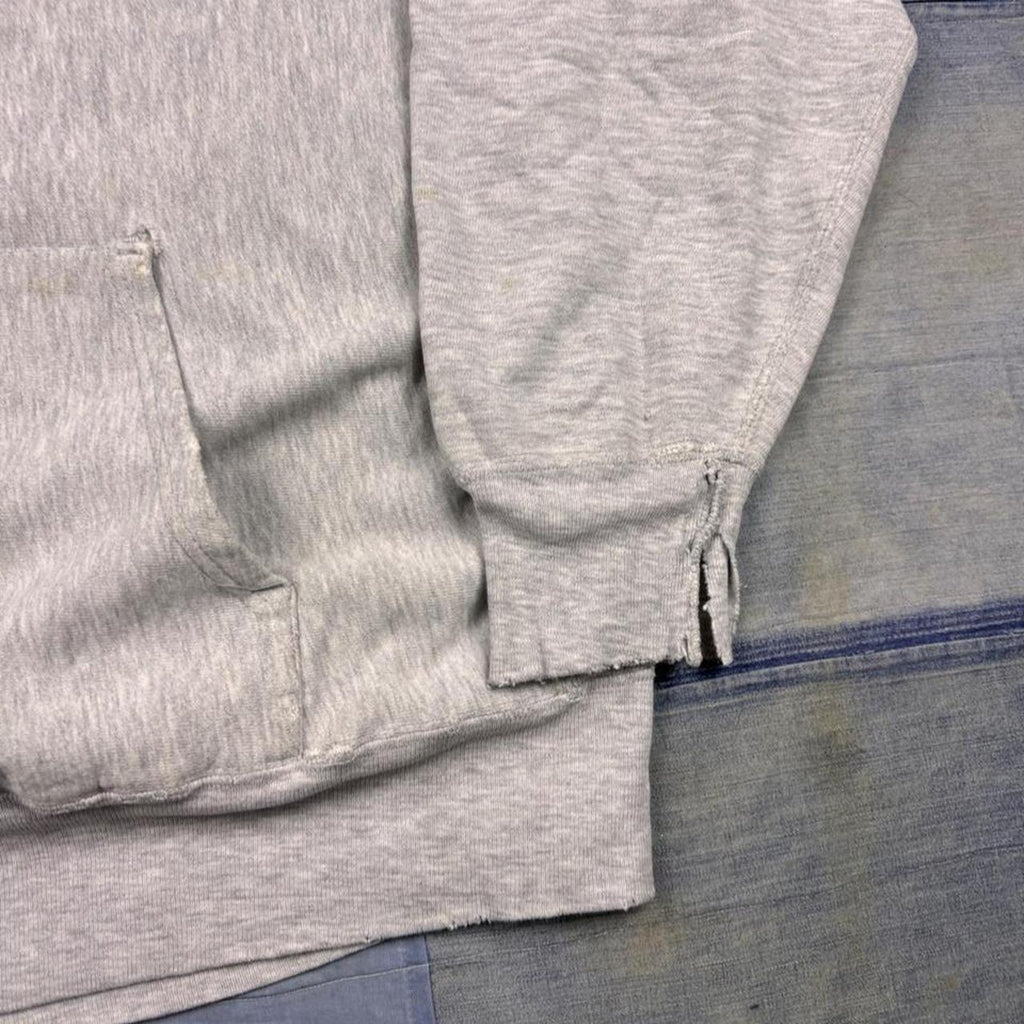 1980s Champion Reverse Weave Kenyon College Distressed Hoodie | Extra Large