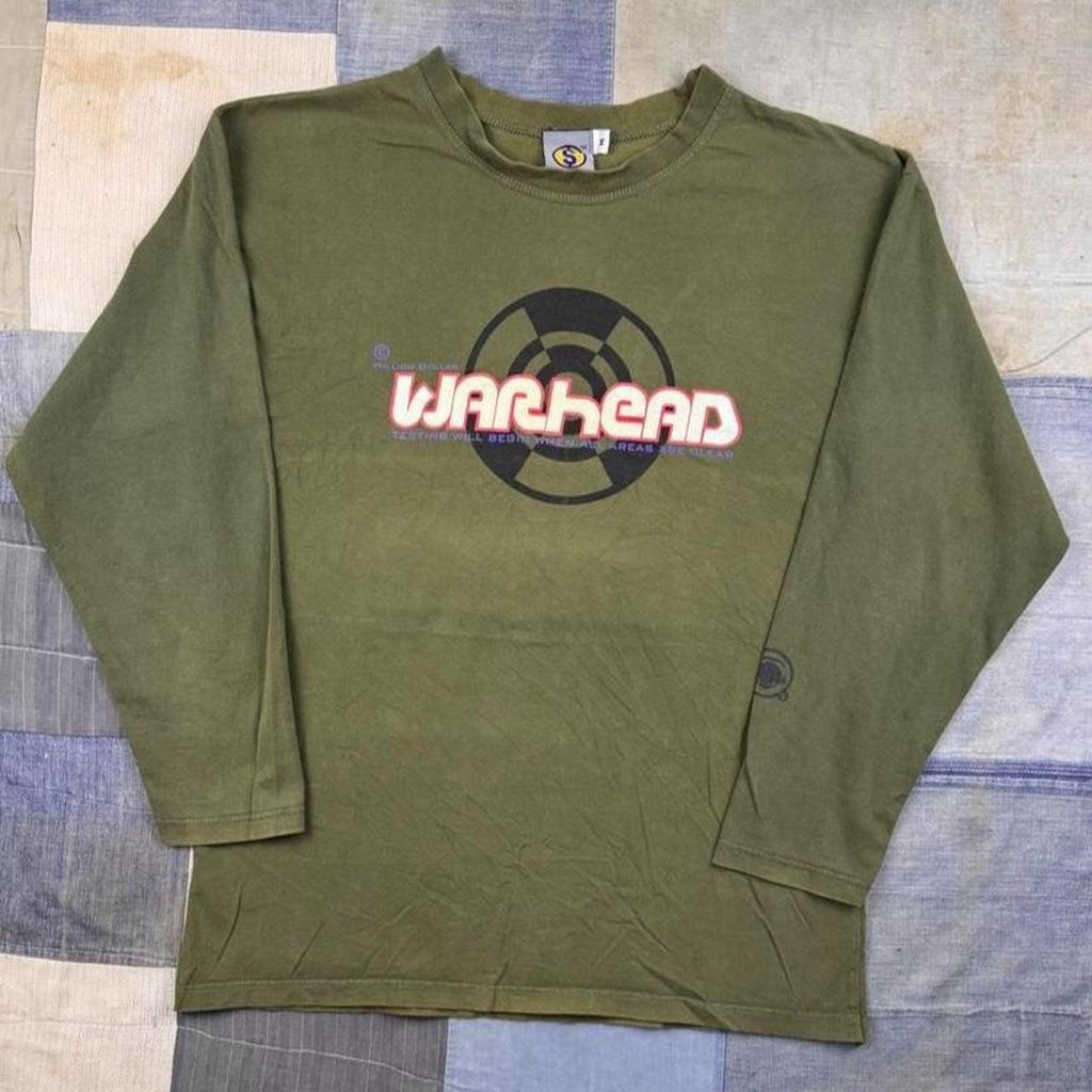2000s Million Dollar Warhead Olive Long Sleeve Tee | Medium