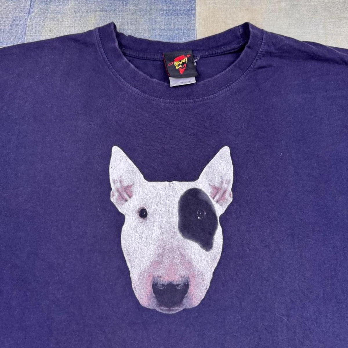 2005 Bull Terrier Dog Graphic Dewynters London Promo Tee | Medium