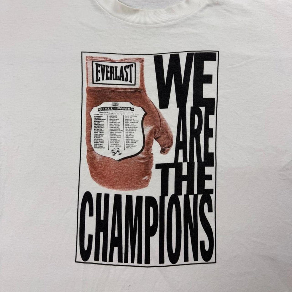 1990s Everlast “We Are The Champions” Boxing Tee | Large