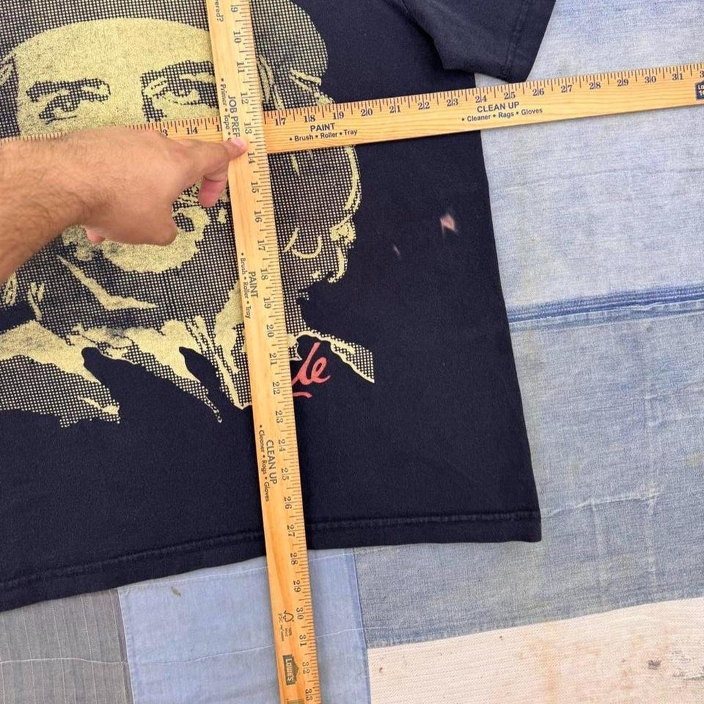 2000s Blu Caribe Che Guevara Portrait Black Graphic Tee | XL