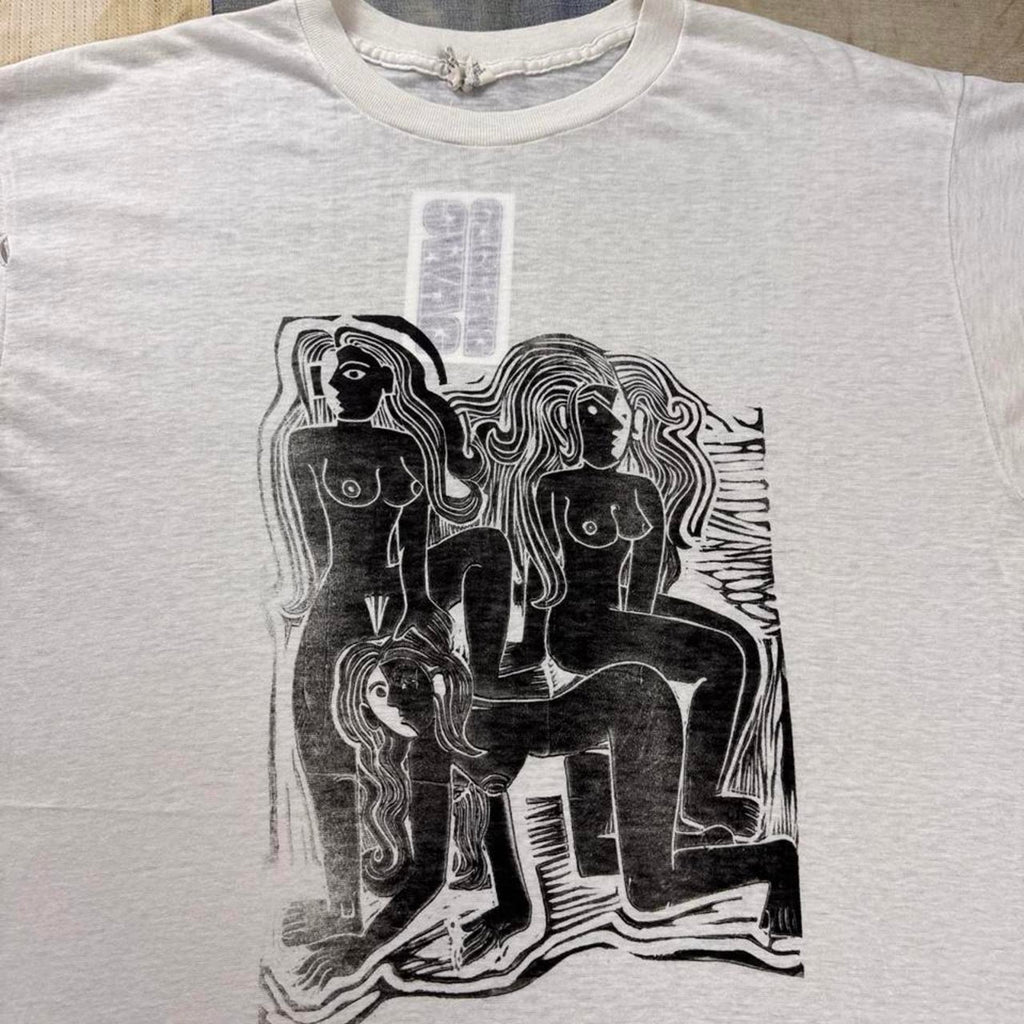 Vintage picasso inspired art graphic t shirt sz XL 1990s are tee