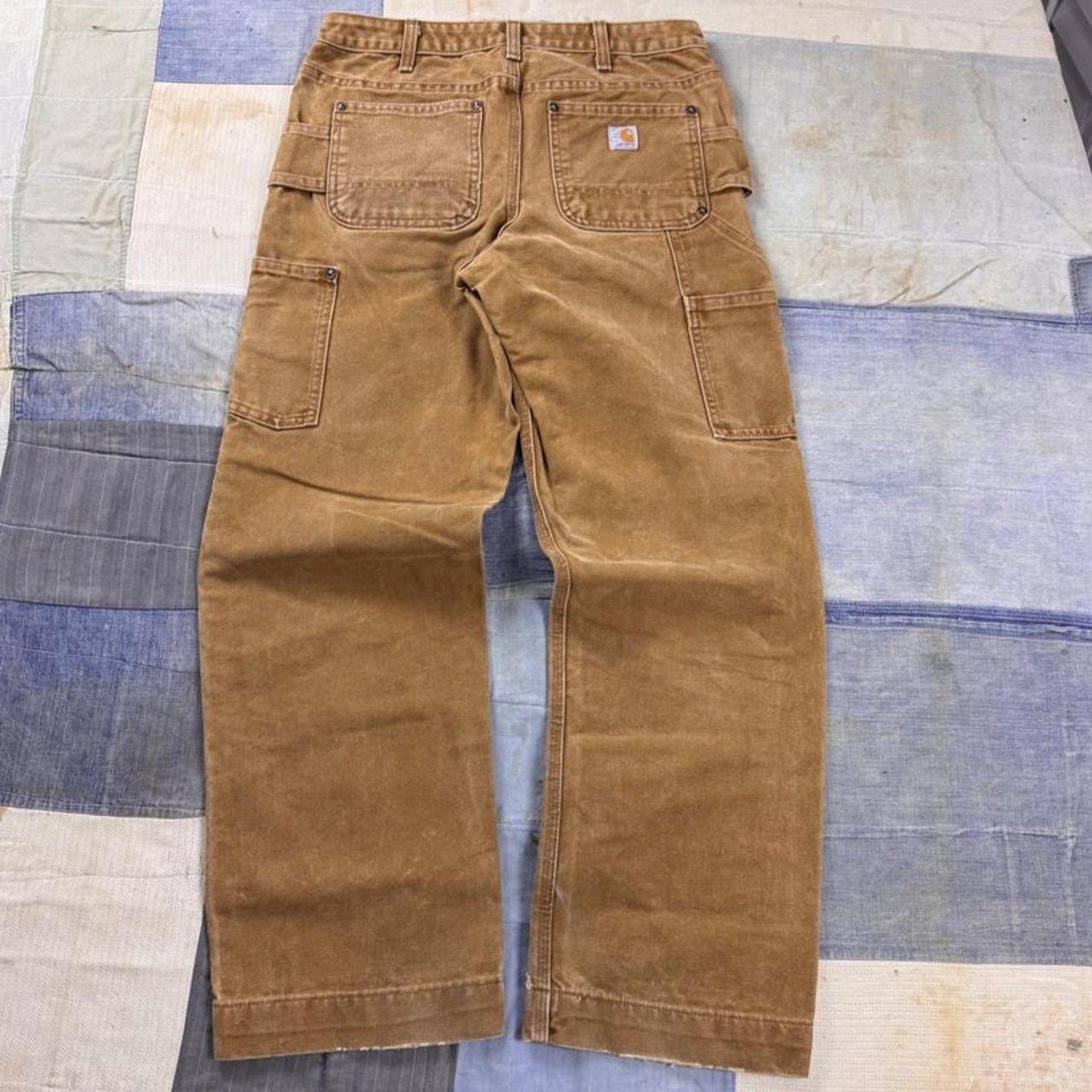 2000s Carhartt Brown Duck Double Knee Carpenter Pants | Women’s 30x29
