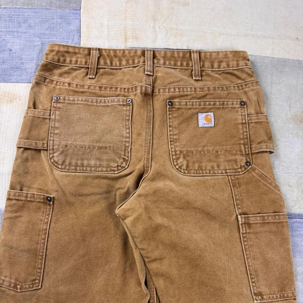 2000s Carhartt Brown Duck Double Knee Carpenter Pants | Women’s 30x29