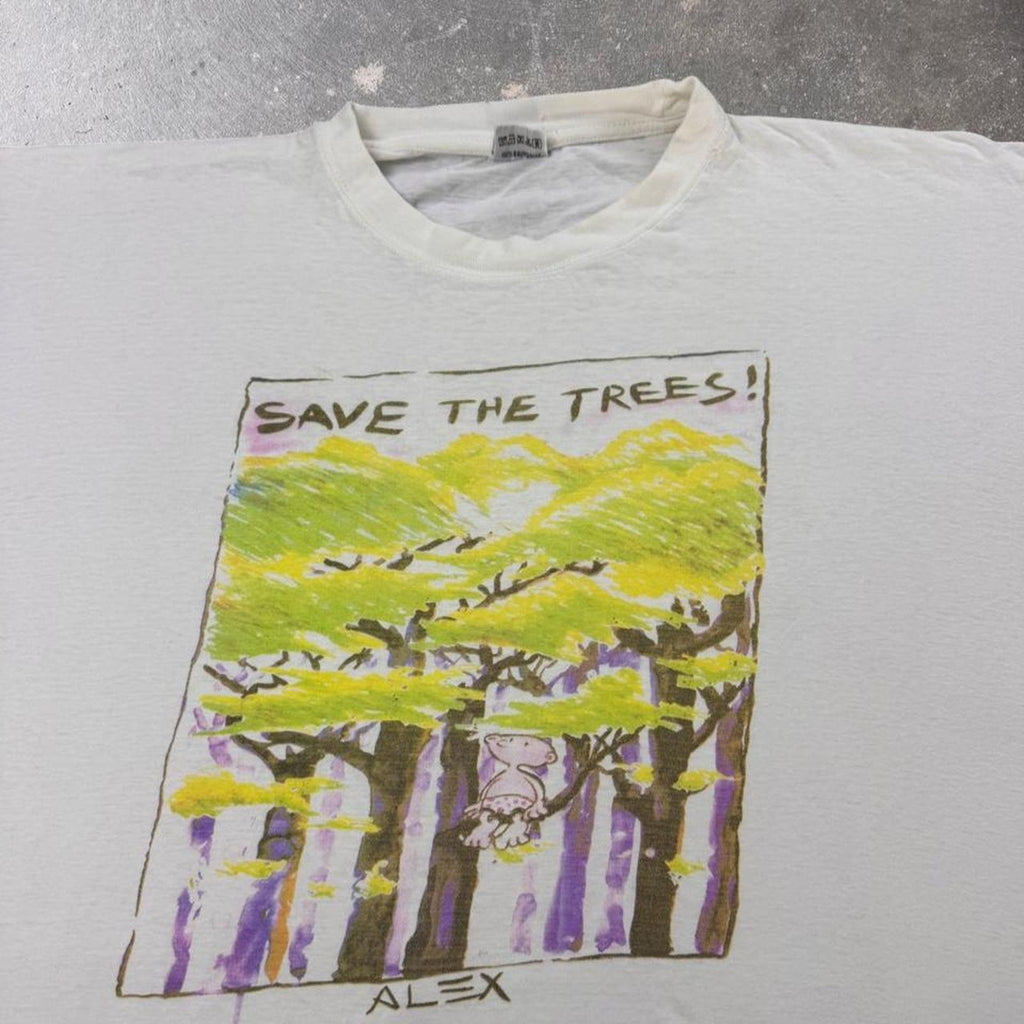 1990s Save the Trees Environmental Graphic Tee | XL