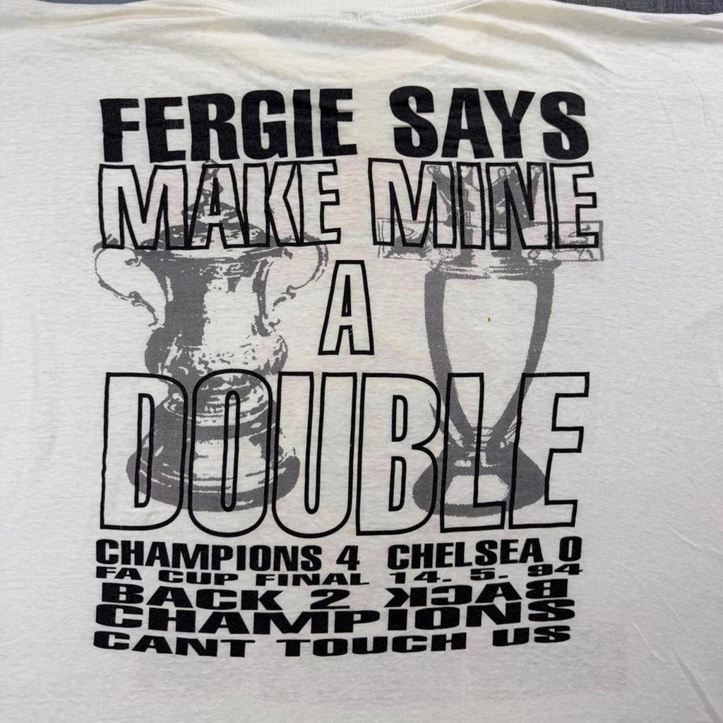 1994 Manchester United Double Winners Tee | XL