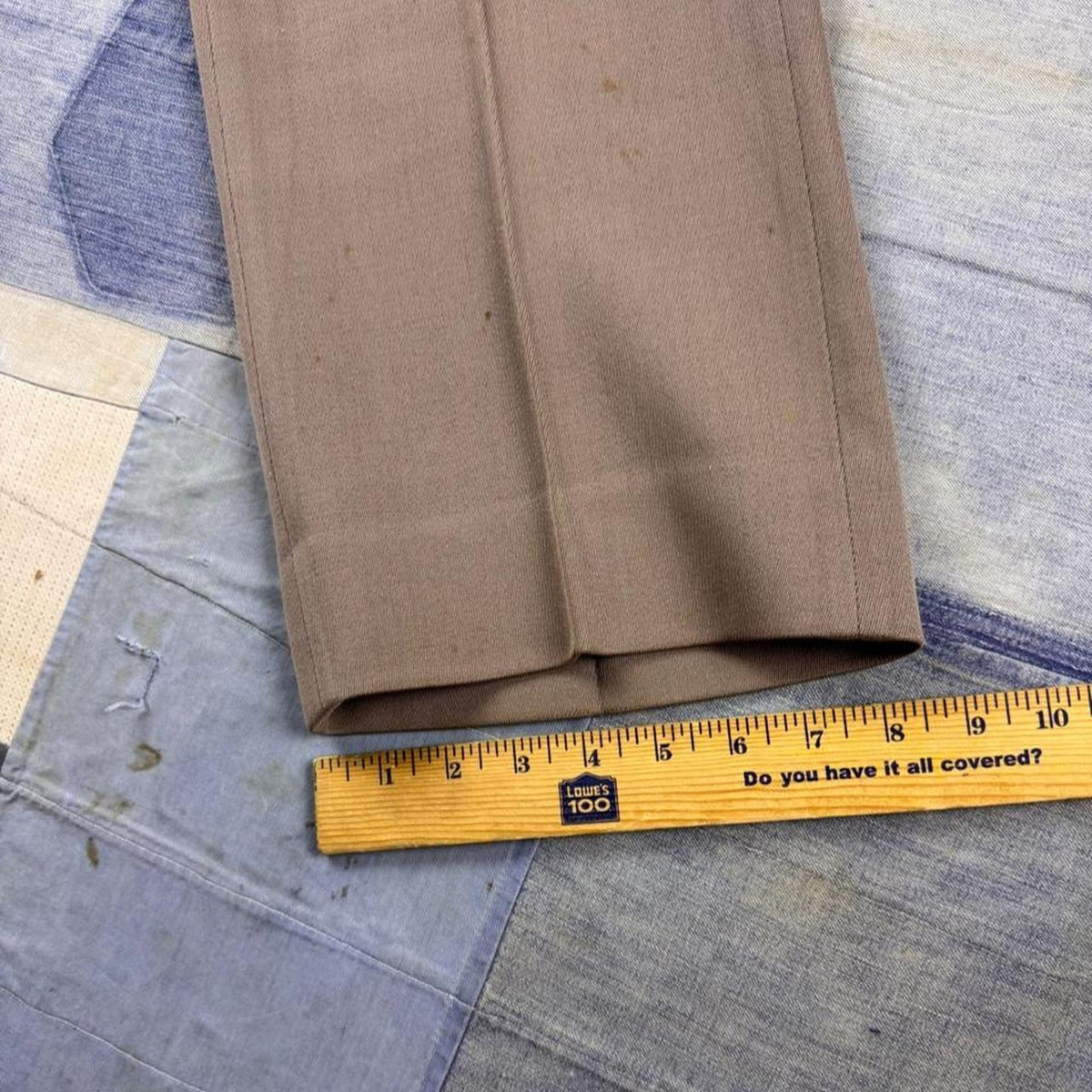 1950s Wool-Blend Button-Fly Trousers | 30 x 30