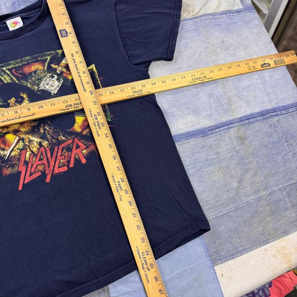 2004 Slayer Eagle Sword Graphic Tee | Medium