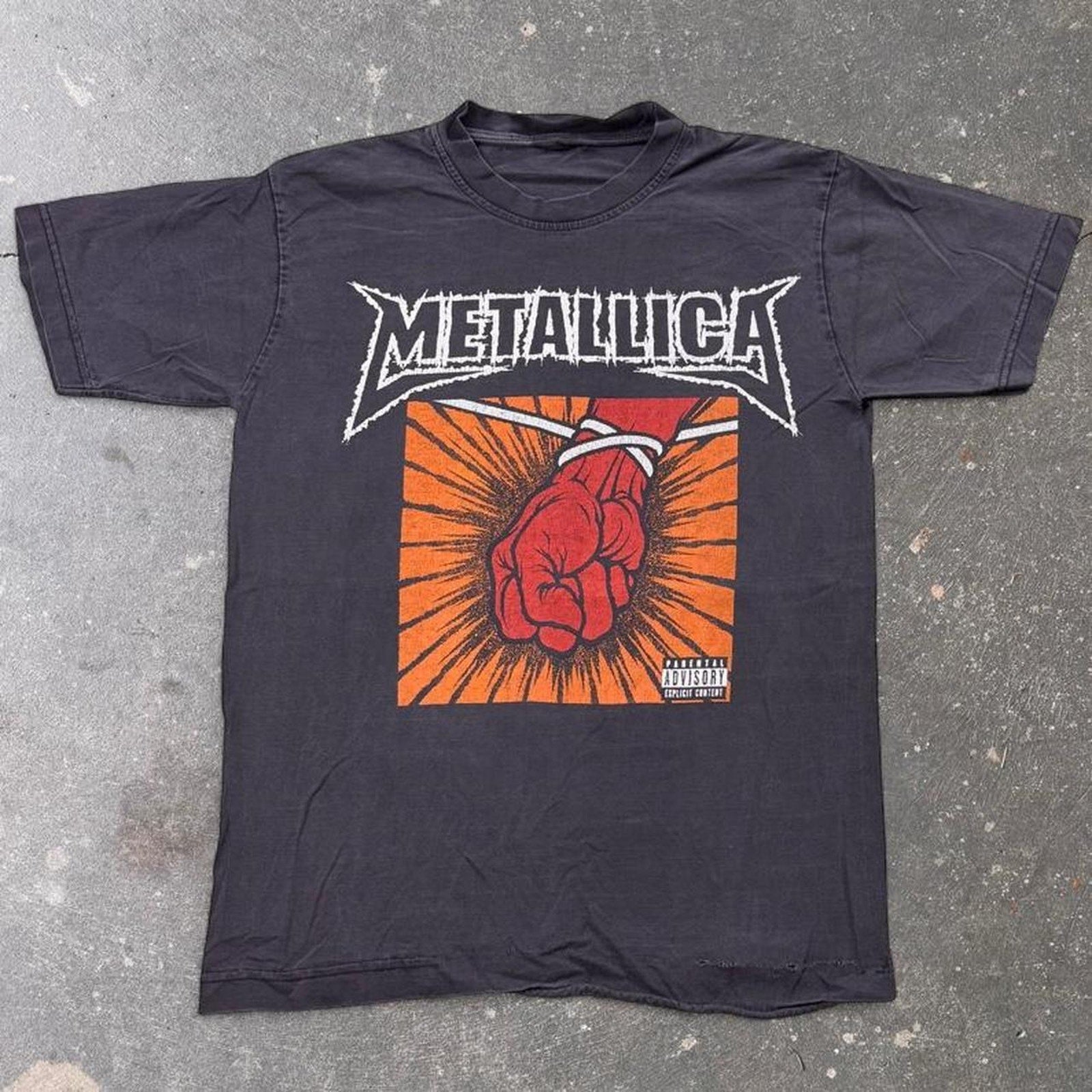 2003 Metallica St. Anger Tracklist Tee | Small
