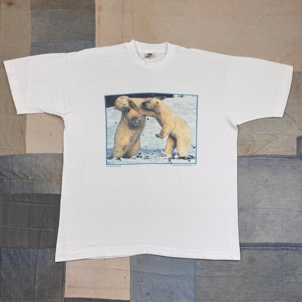 1993 Polar Bears Artwear Wildlife Tee | XL