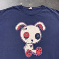 2000s Emo Voodoo Bunny Graphic Tee | Large