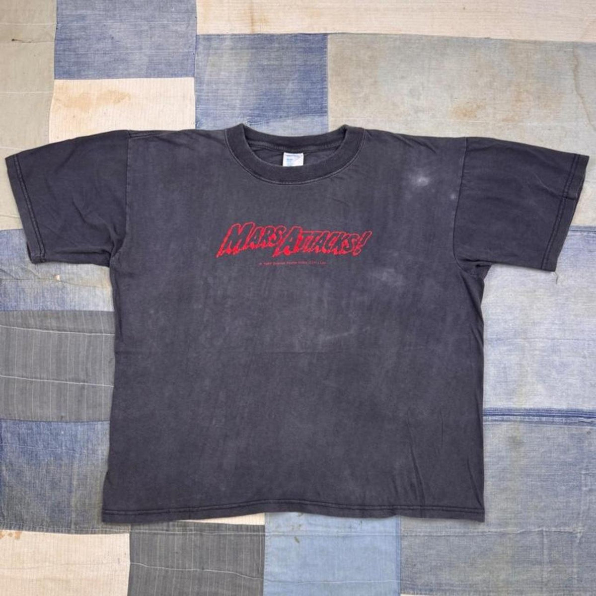 1997 Mars Attacks! Warner Home Video Graphic Tee Black | XL