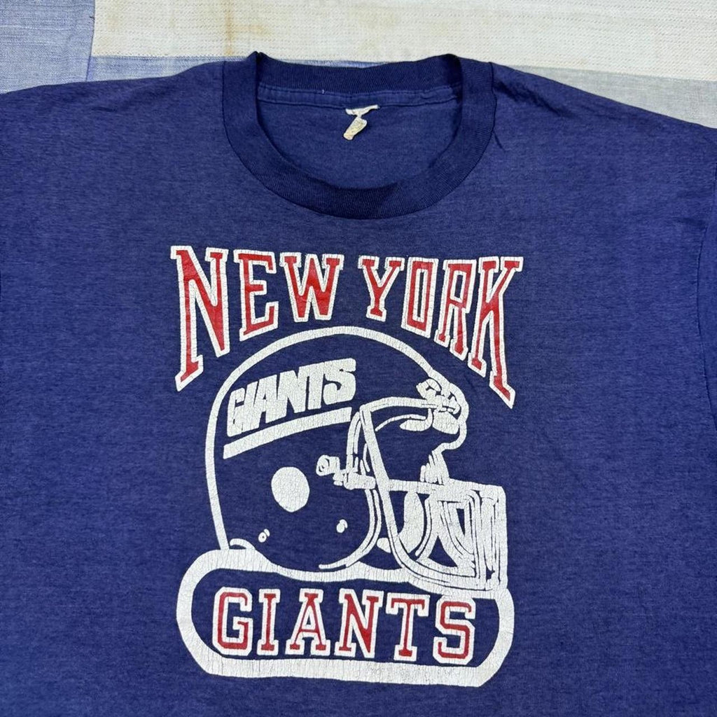 1980s New York Giants NFL Helmet Graphic Tee | Medium