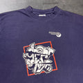 1990s Russian Street Basketball  black Tee | Large
