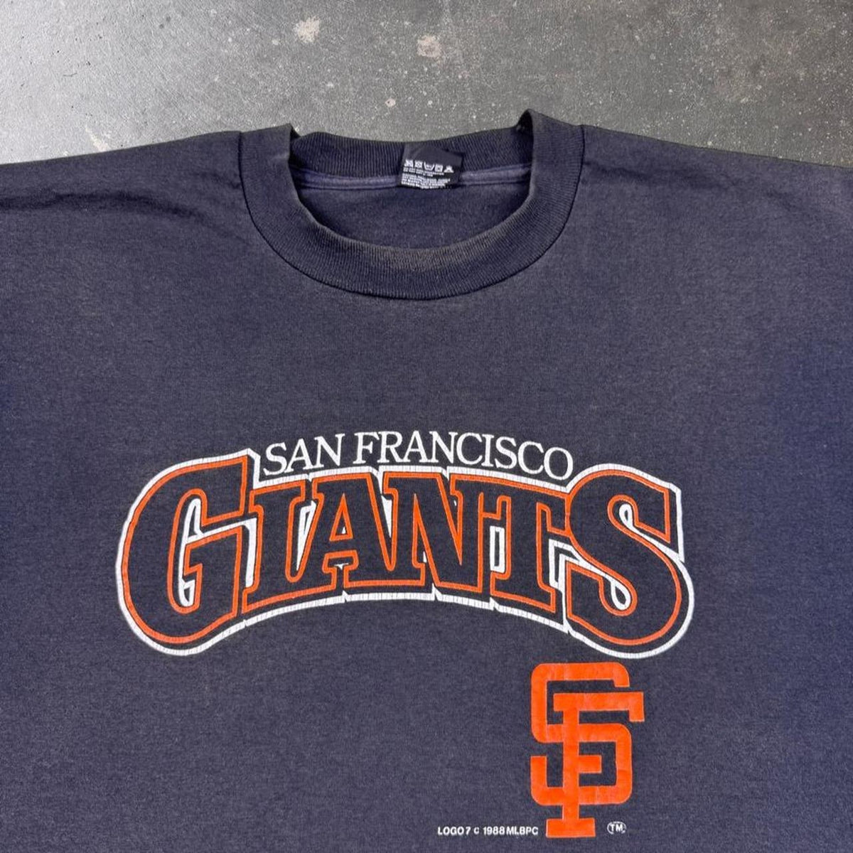 1988 San Francisco Giants MLB Logo 7 Screen Stars Best Tee | Extra Large