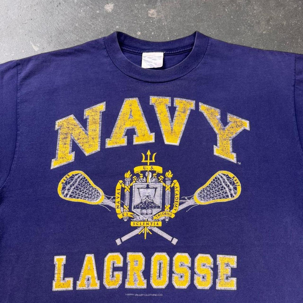 1990s lacrosse navy tee | XL