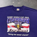 2003 England Rugby World Cup Champions Final Score Tee | XXL