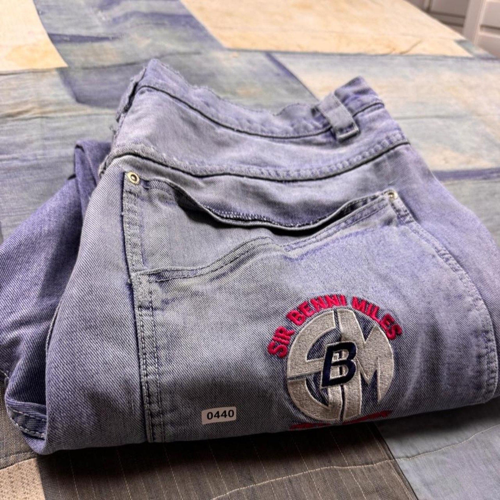 1990s Sir Benni Miles New York Baggy Denim Jeans | 36x31.5