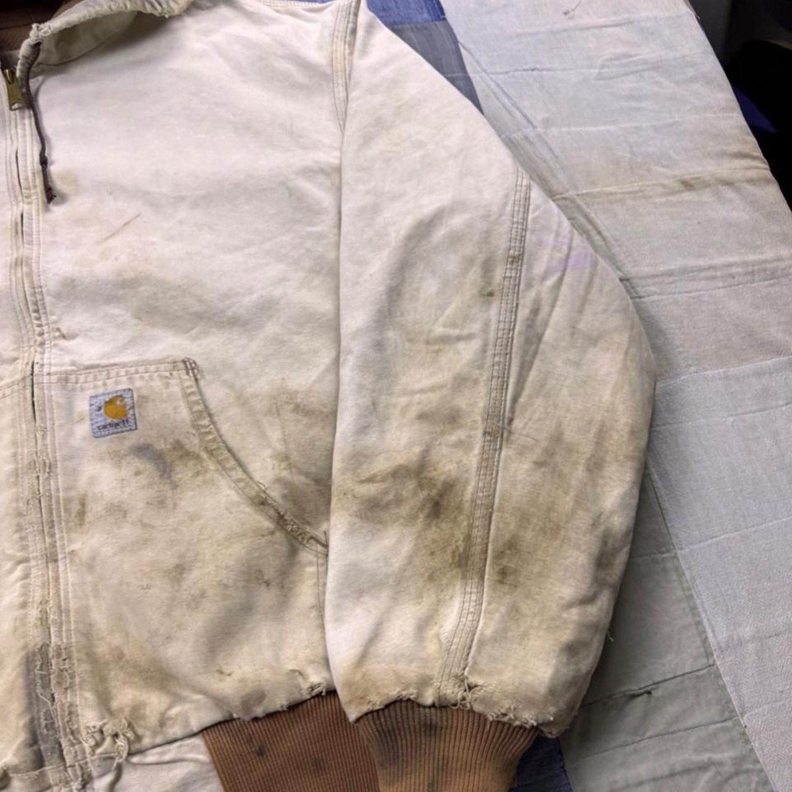 1990s Carhartt J130 Arctic Quilt-Lined Duck Active Jacket | XXL
