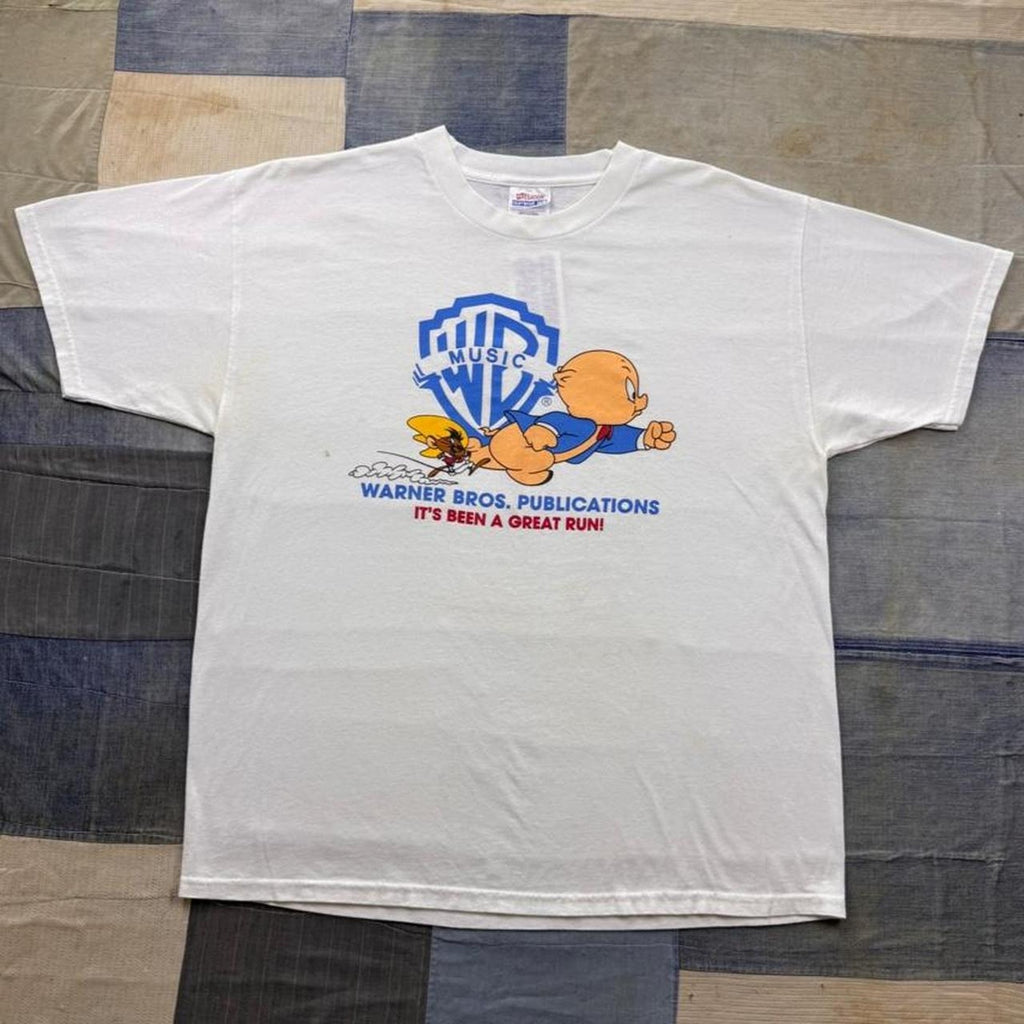 2000s Warner Bros Publications Porky Pig Speedy Gonzales Tee | XL