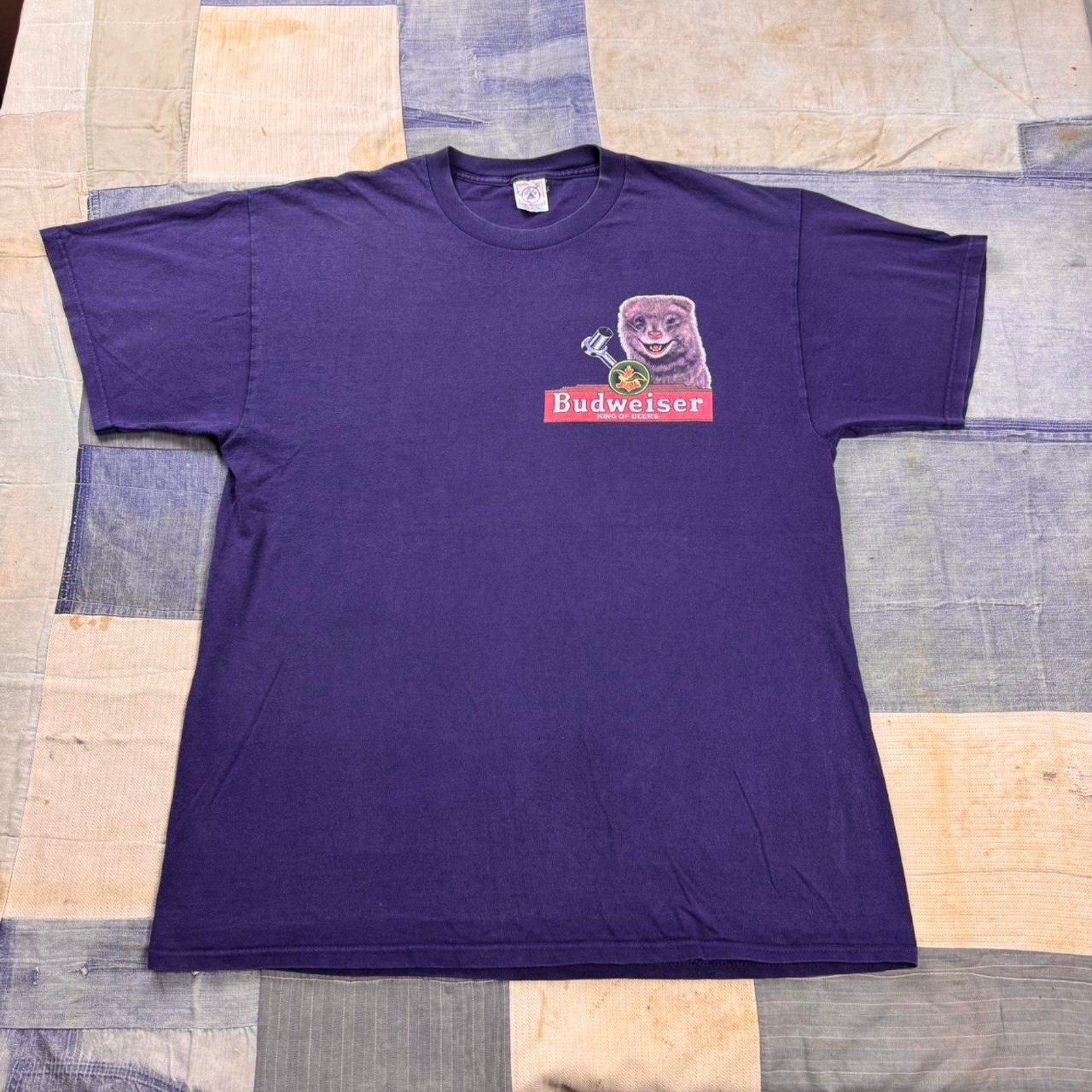 1990s Budweiser King of Beers Chameleon Tee | XL