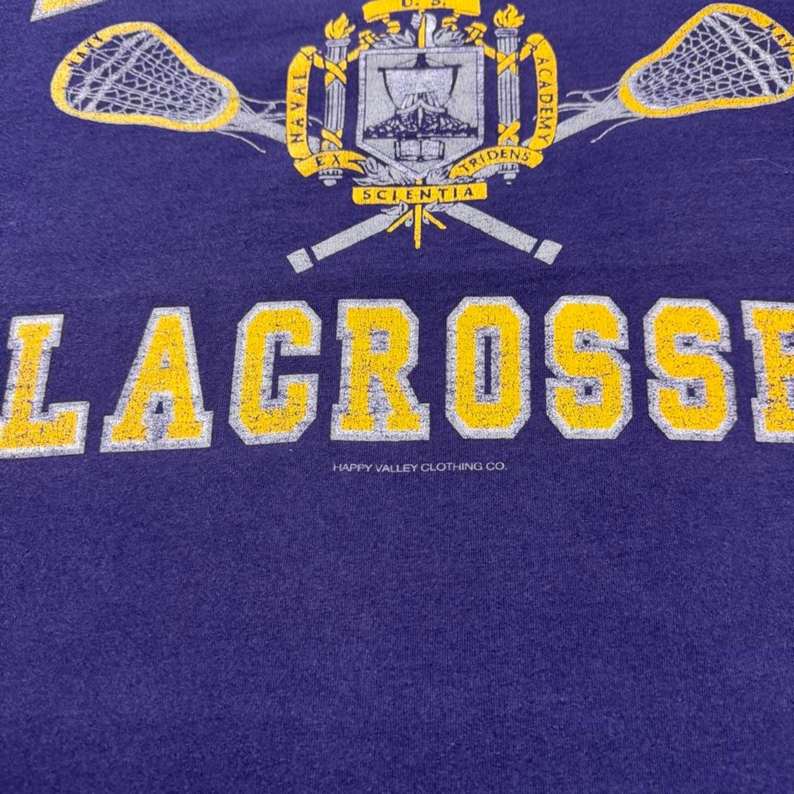 1990s lacrosse navy tee | XL