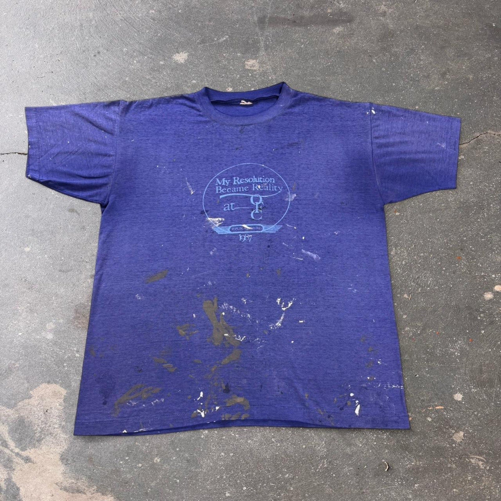 1987 joplin missouri blue paint Size large