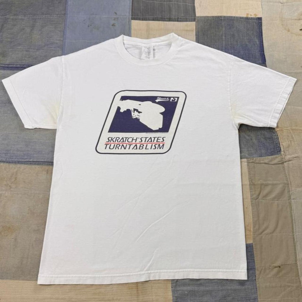 2000s Skratch States Turntablism DJ Graphic Tee | Large