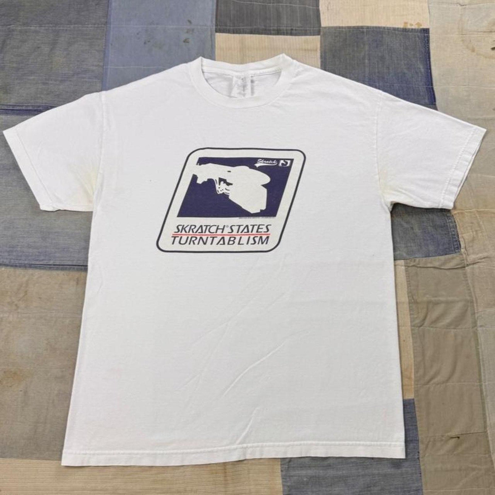 2000s Skratch States Turntablism DJ Graphic Tee | Large