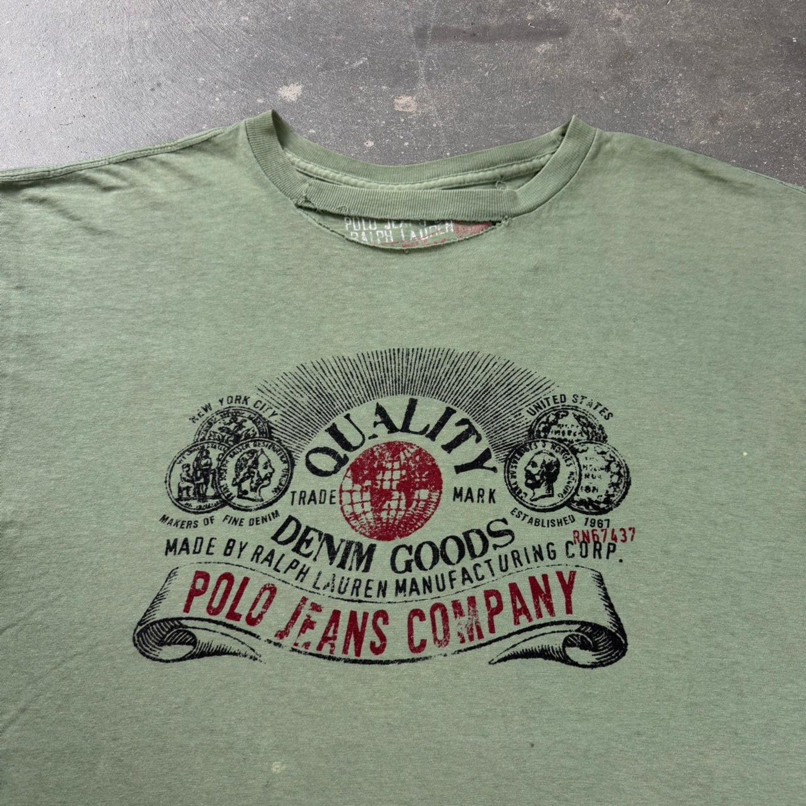 2000s Polo Jeans Co Ralph Lauren tee | medium